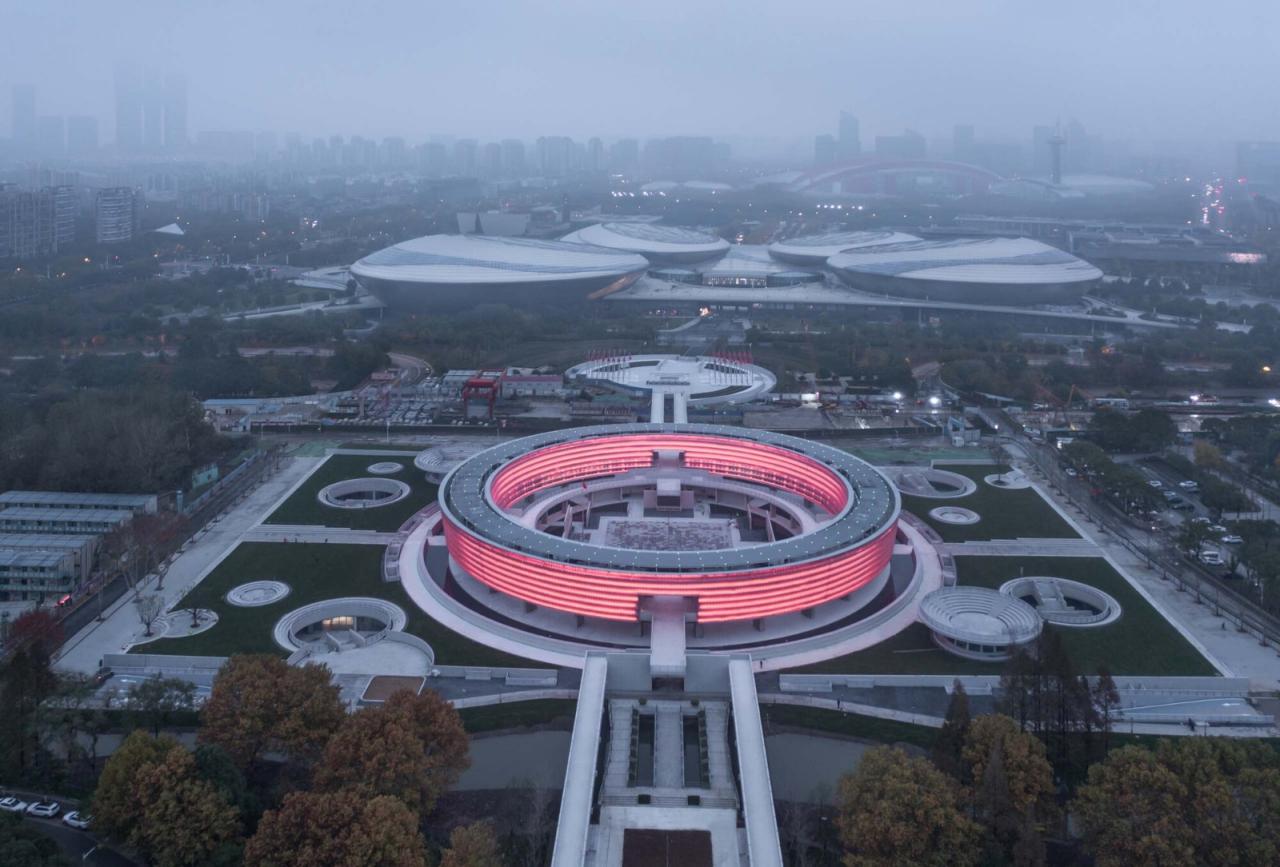 BIM建筑|南京绿博园城市客厅提升工程 / 张·雷设计研究