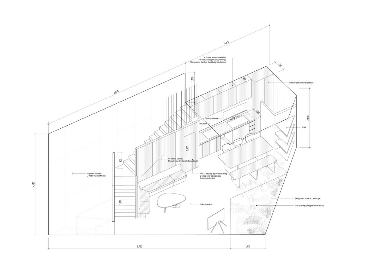 BIM建筑|自然美感，芝山石屋 / PLAN建筑事务所