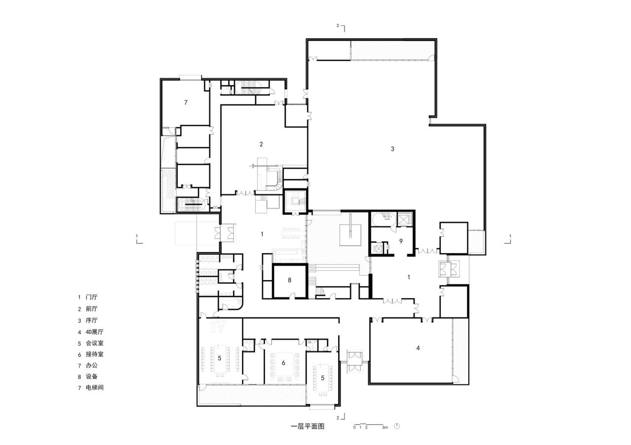 BIM建筑|石家庄太平河城市片区展示中心 / 张雷联合建筑事务所