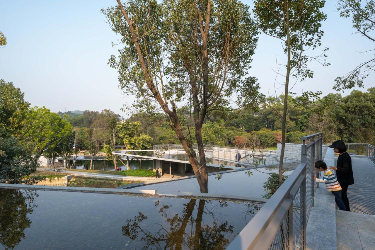 BIM建筑|深圳市南山区环西丽湖绿道（一期）二级驿站及周边景观设计 / 原作设计工作室