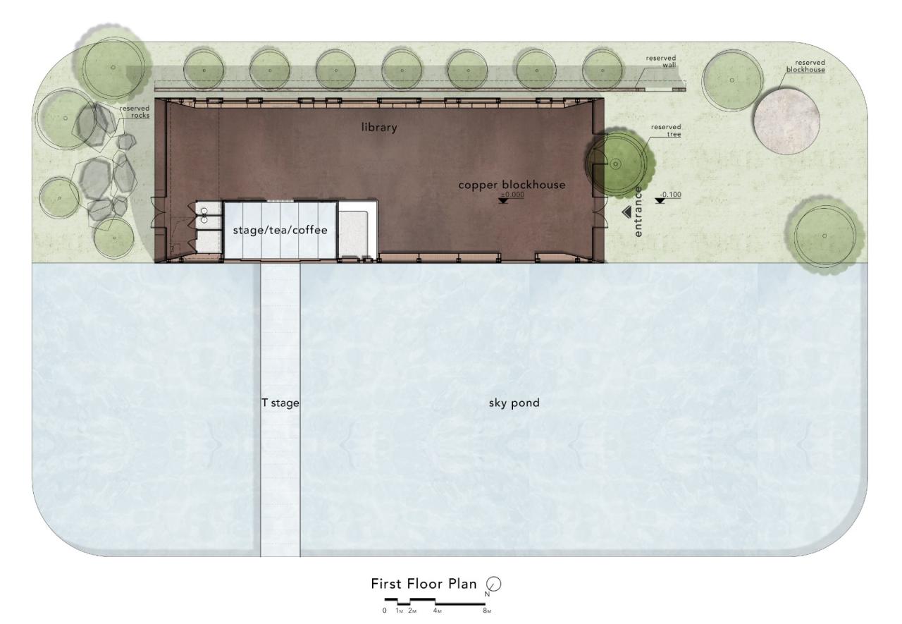 BIM建筑|全金属外壳：铜堡 / Wutopia Lab