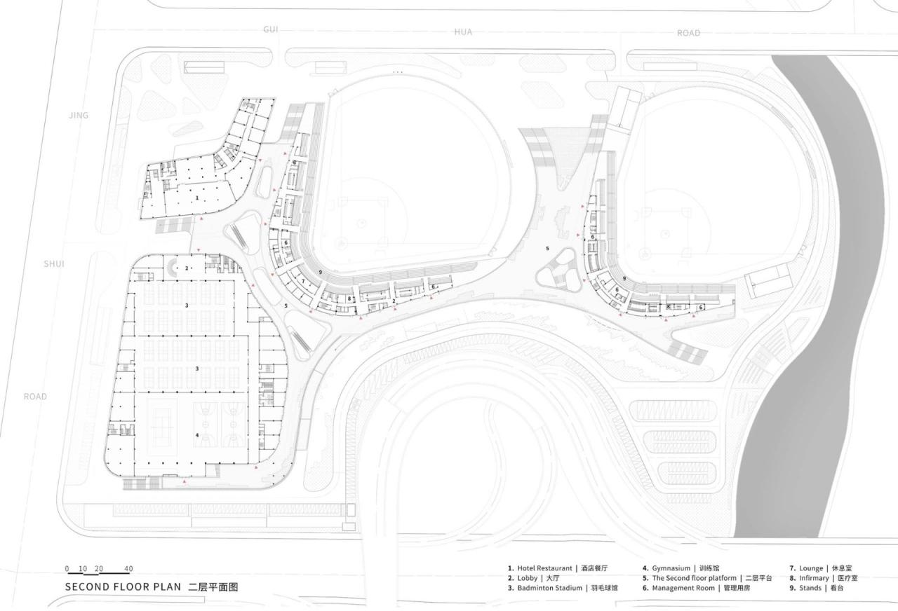 BIM建筑|杭州亚运会棒垒球体育文化中心 / 浙大院-建筑四院