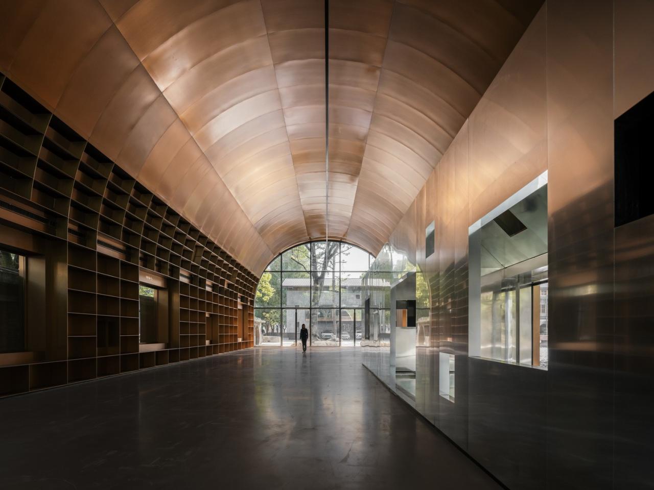 BIM建筑|全金属外壳：铜堡 / Wutopia Lab