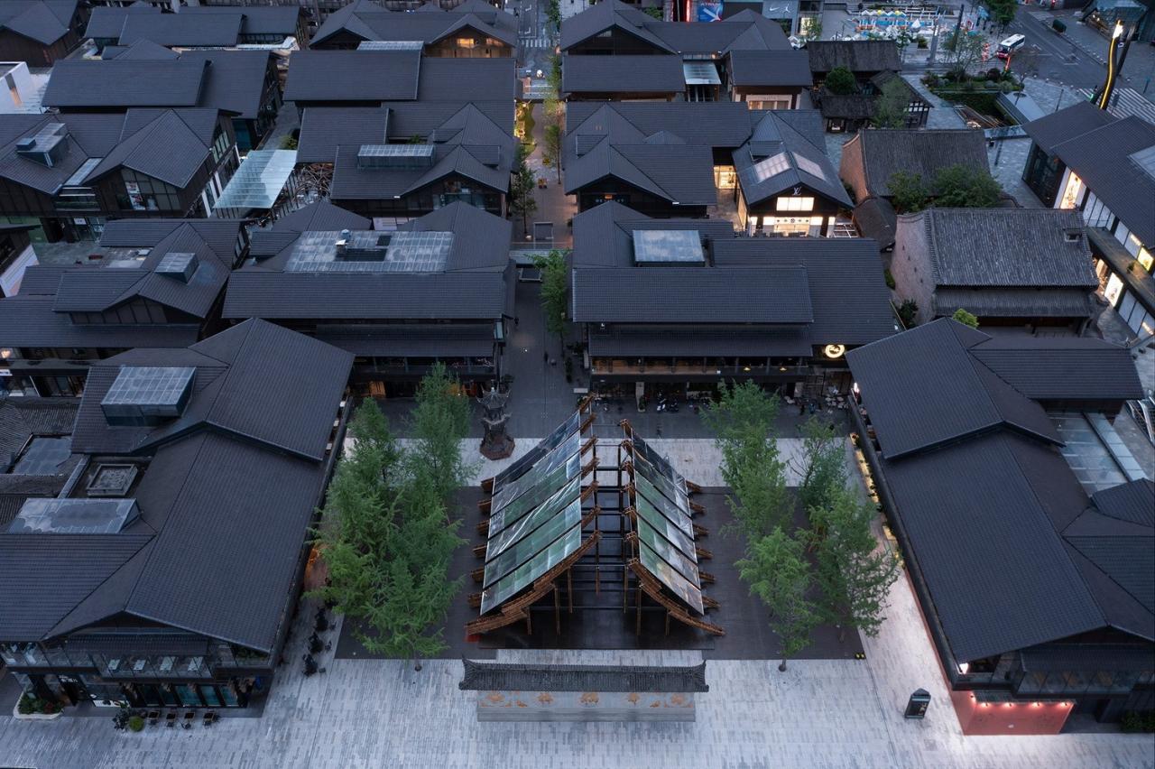 BIM建筑|撇捺之间，穿斗陌阡 / 裸筑更新建筑设计事务所