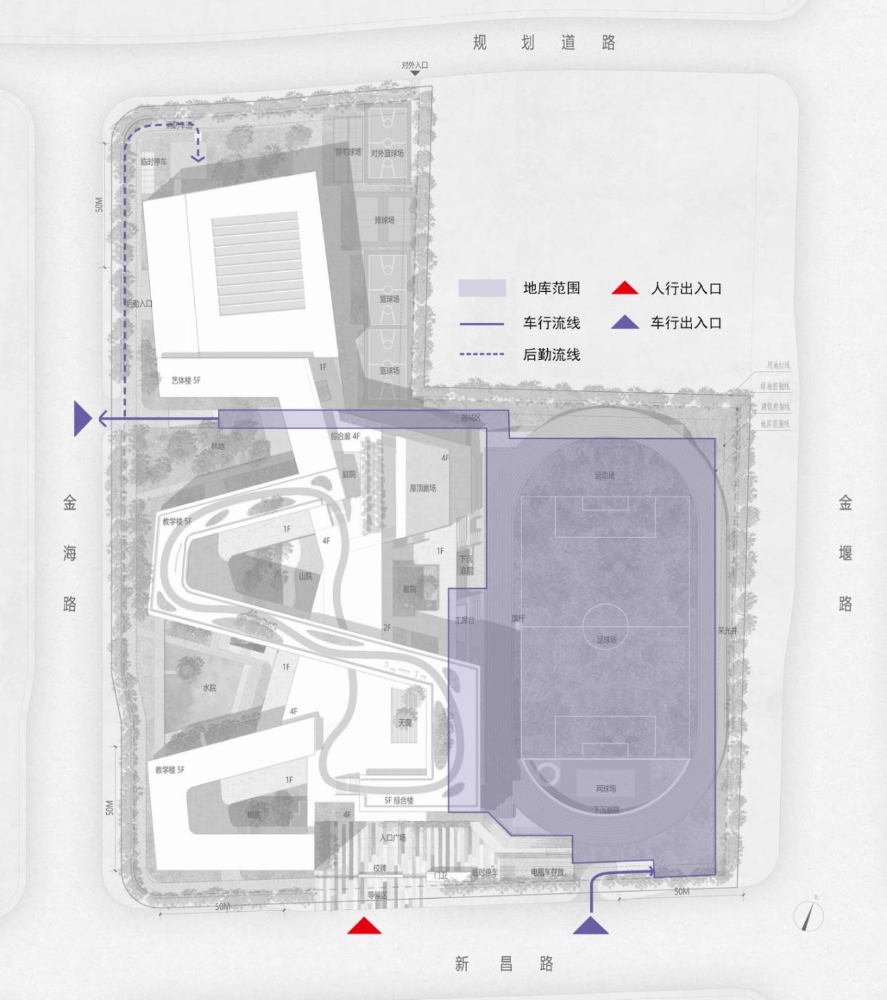 BIM建筑|折叠校园·苏州金堰路高中 / 简和建筑