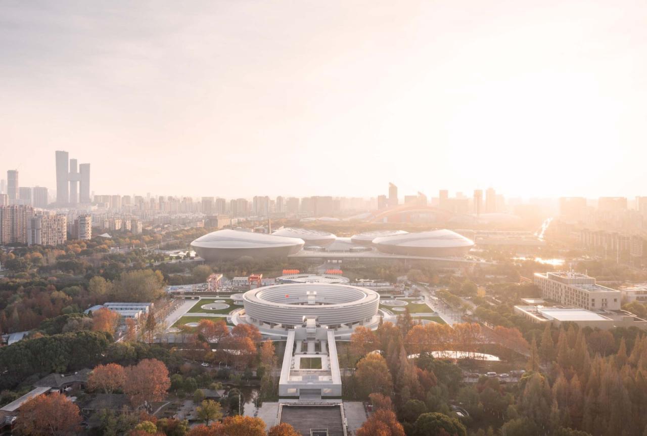 BIM建筑|南京绿博园城市客厅提升工程 / 张·雷设计研究