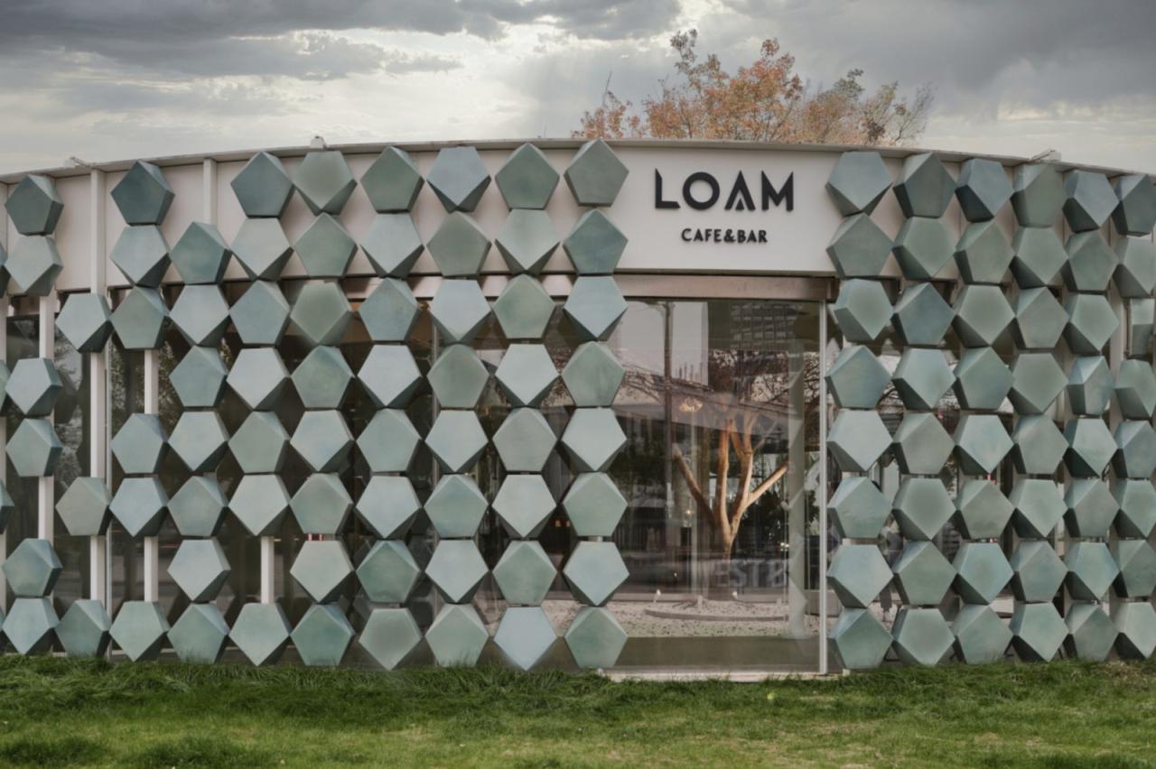 BIM建筑|青枫树下的LOAM瓷屋咖啡 / 八荒设计