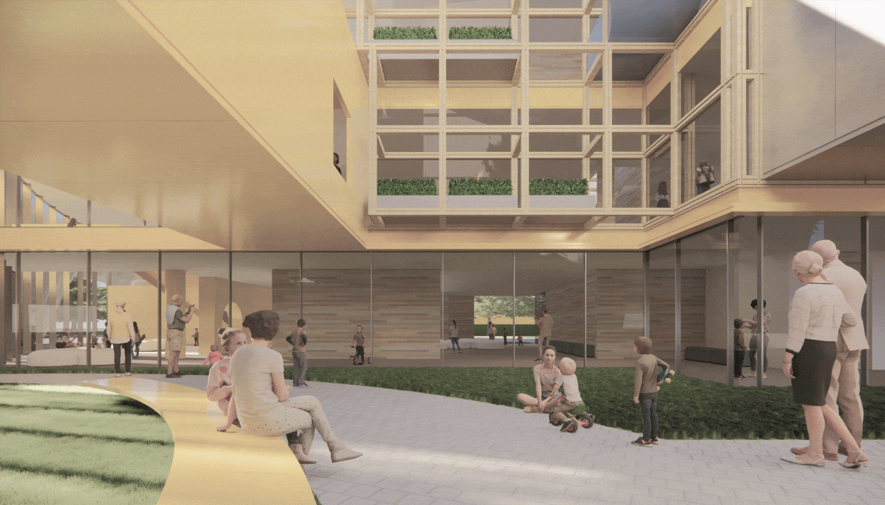 BIM建筑|三里亭幼儿园：点亮社区的星火 / goa大象设计+江南管理中标方案