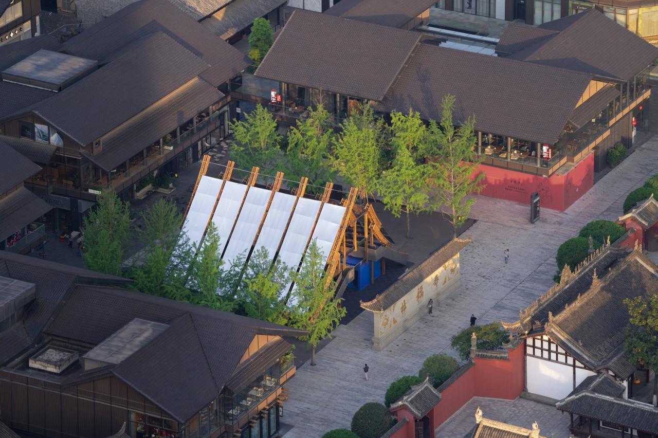 BIM建筑|撇捺之间，穿斗陌阡 / 裸筑更新建筑设计事务所