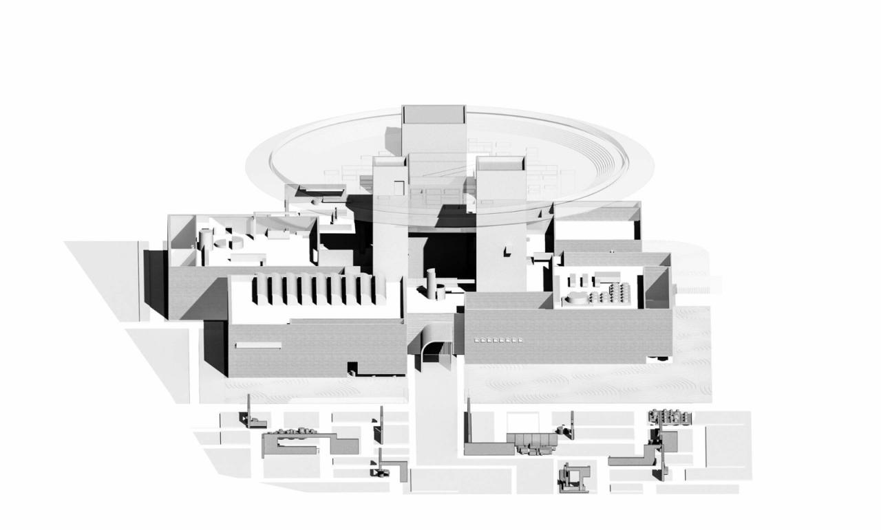BIM建筑|石家庄太平河城市片区展示中心 / 张雷联合建筑事务所