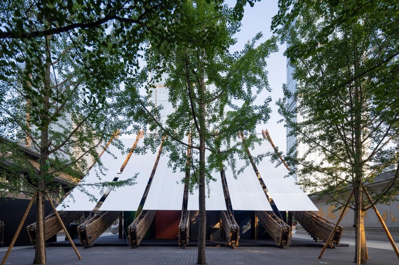 BIM建筑|撇捺之间，穿斗陌阡 / 裸筑更新建筑设计事务所