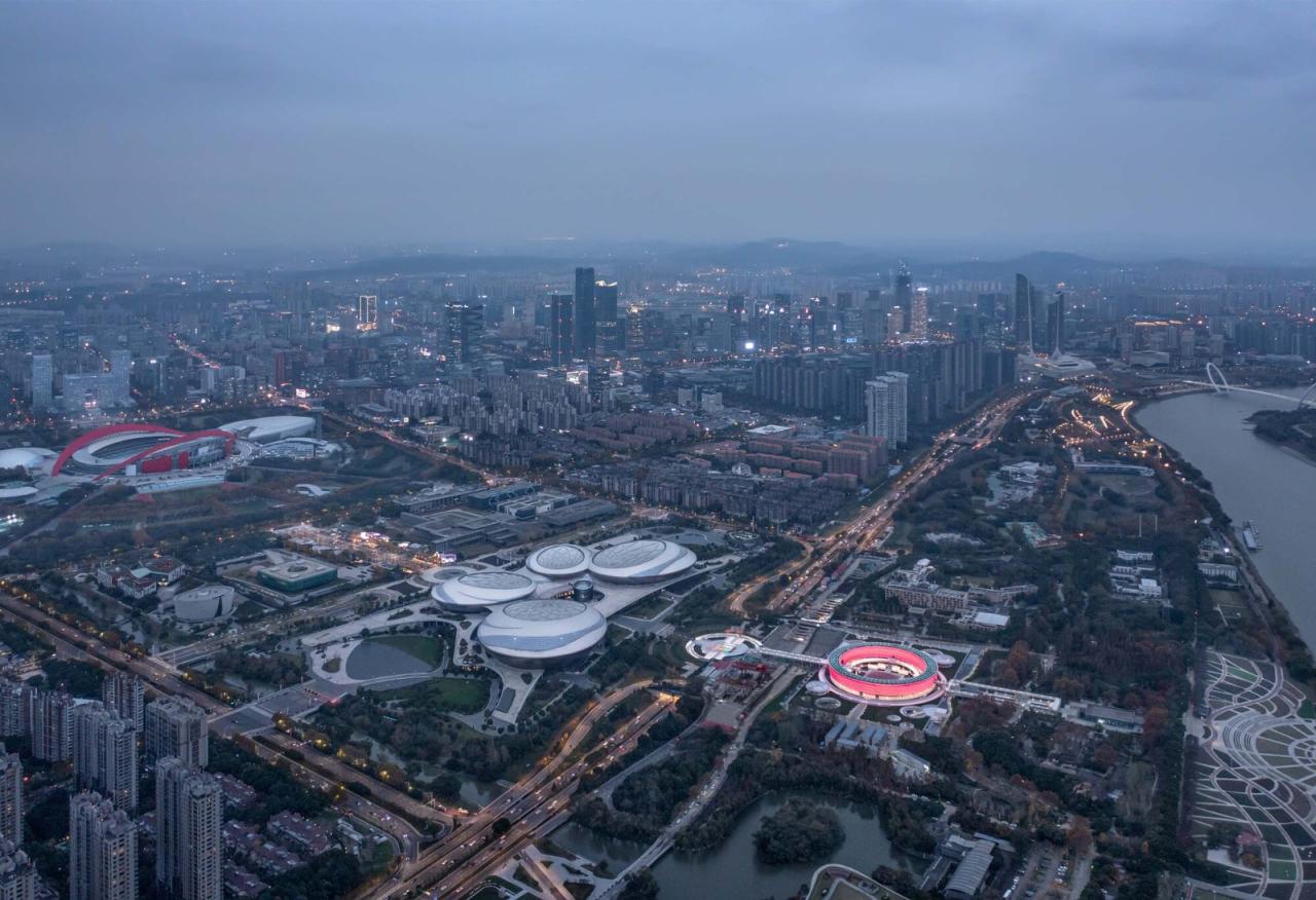 BIM建筑|南京绿博园城市客厅提升工程 / 张·雷设计研究