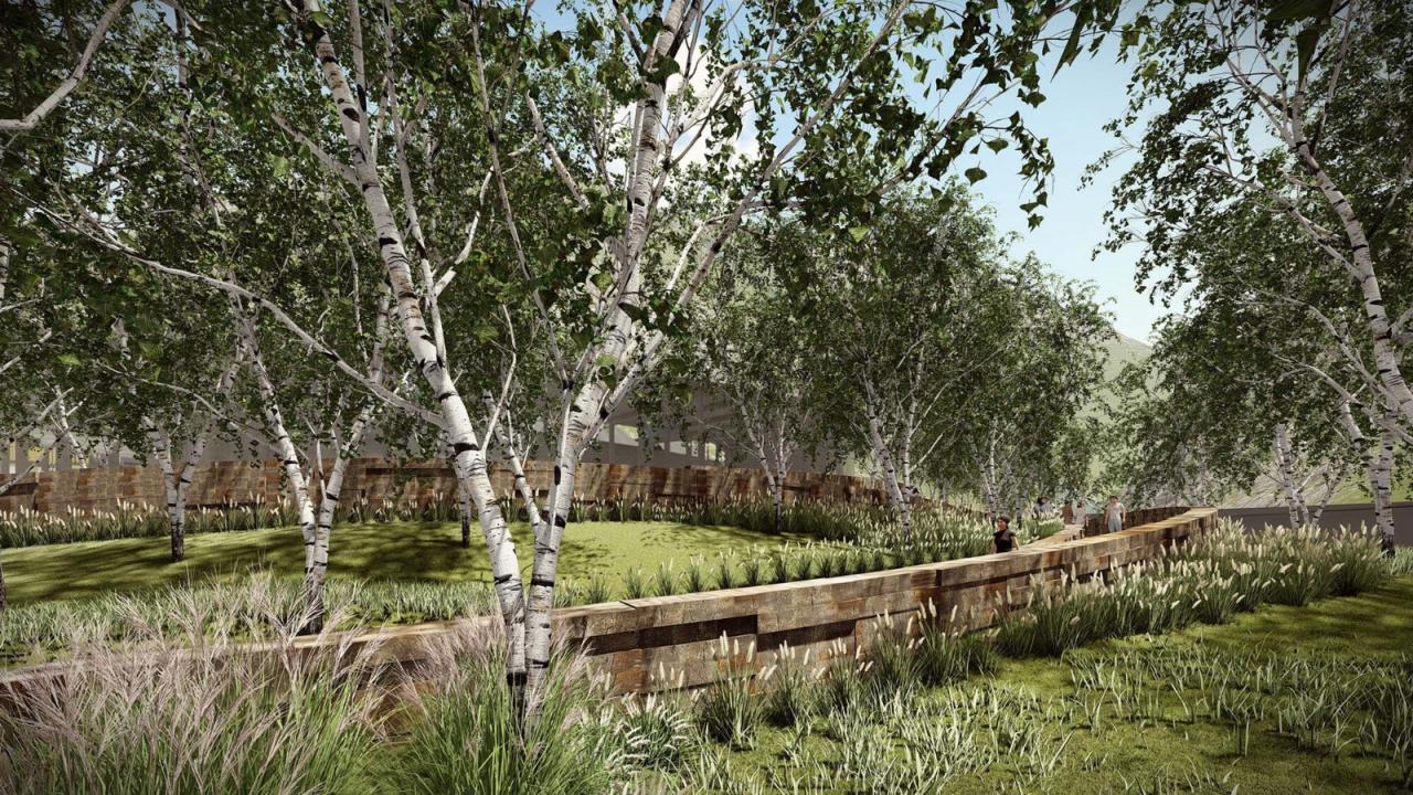 BIM建筑|九寨沟景区沟口立体式游客服务中心 / 清华大学建筑设计研究院