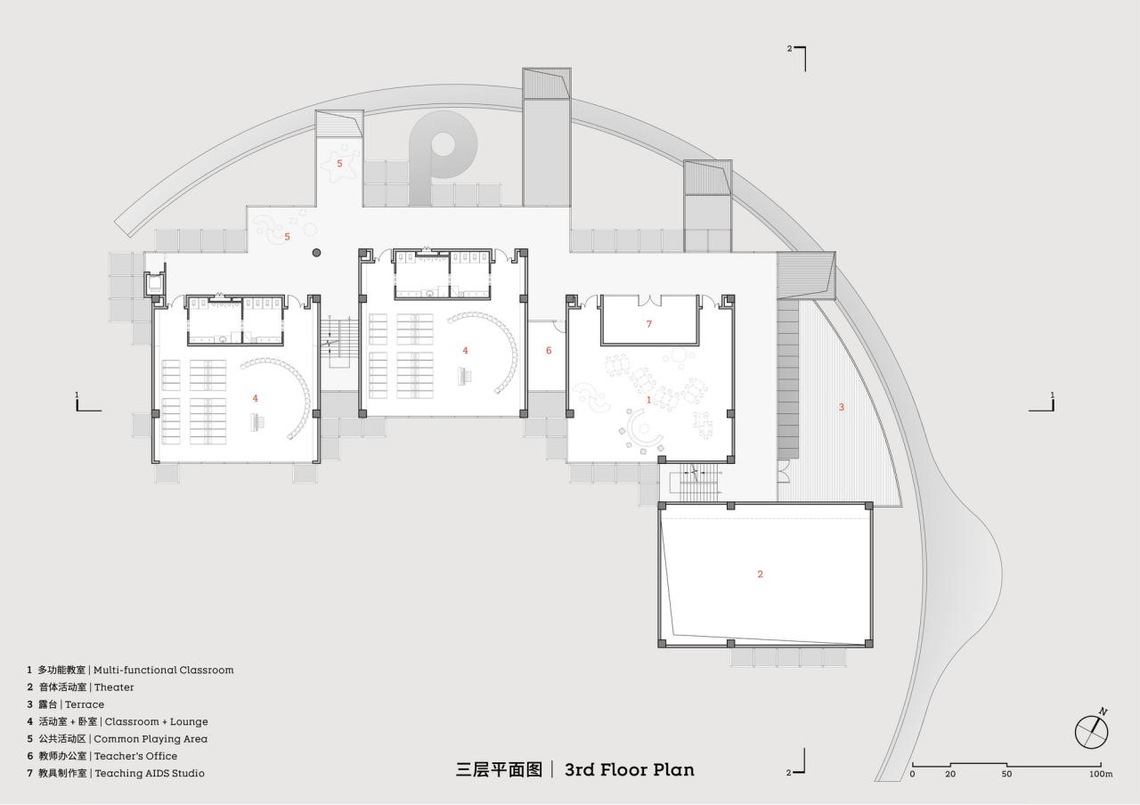 BIM建筑|三里亭幼儿园：点亮社区的星火 / goa大象设计+江南管理中标方案