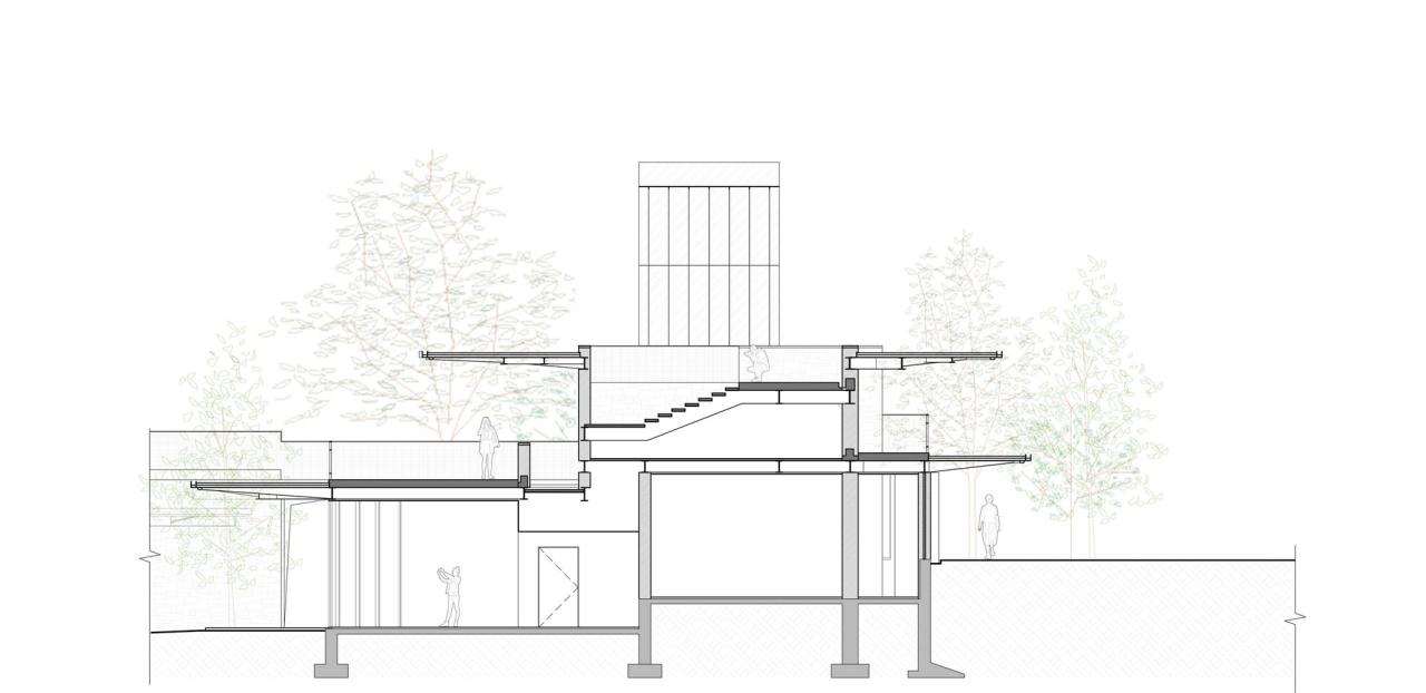 BIM建筑|深圳市南山区环西丽湖绿道（一期）二级驿站及周边景观设计 / 原作设计工作室