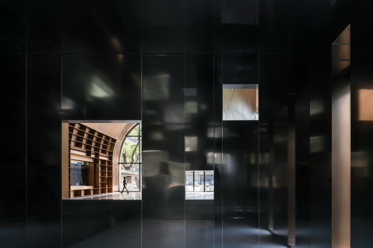 BIM建筑|全金属外壳：铜堡 / Wutopia Lab