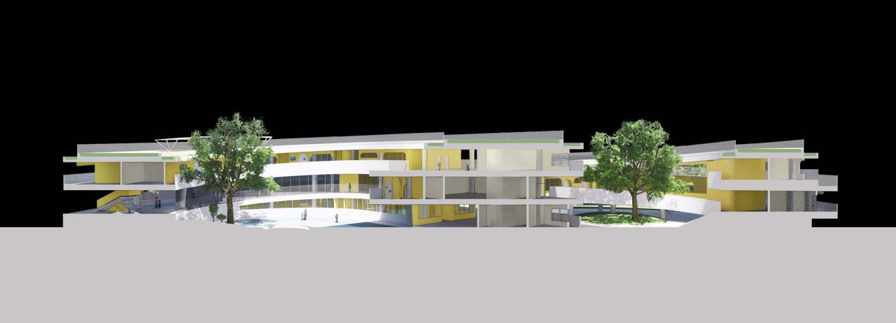 BIM建筑|海口江东寰岛实验学校 / 迹·建筑事务所