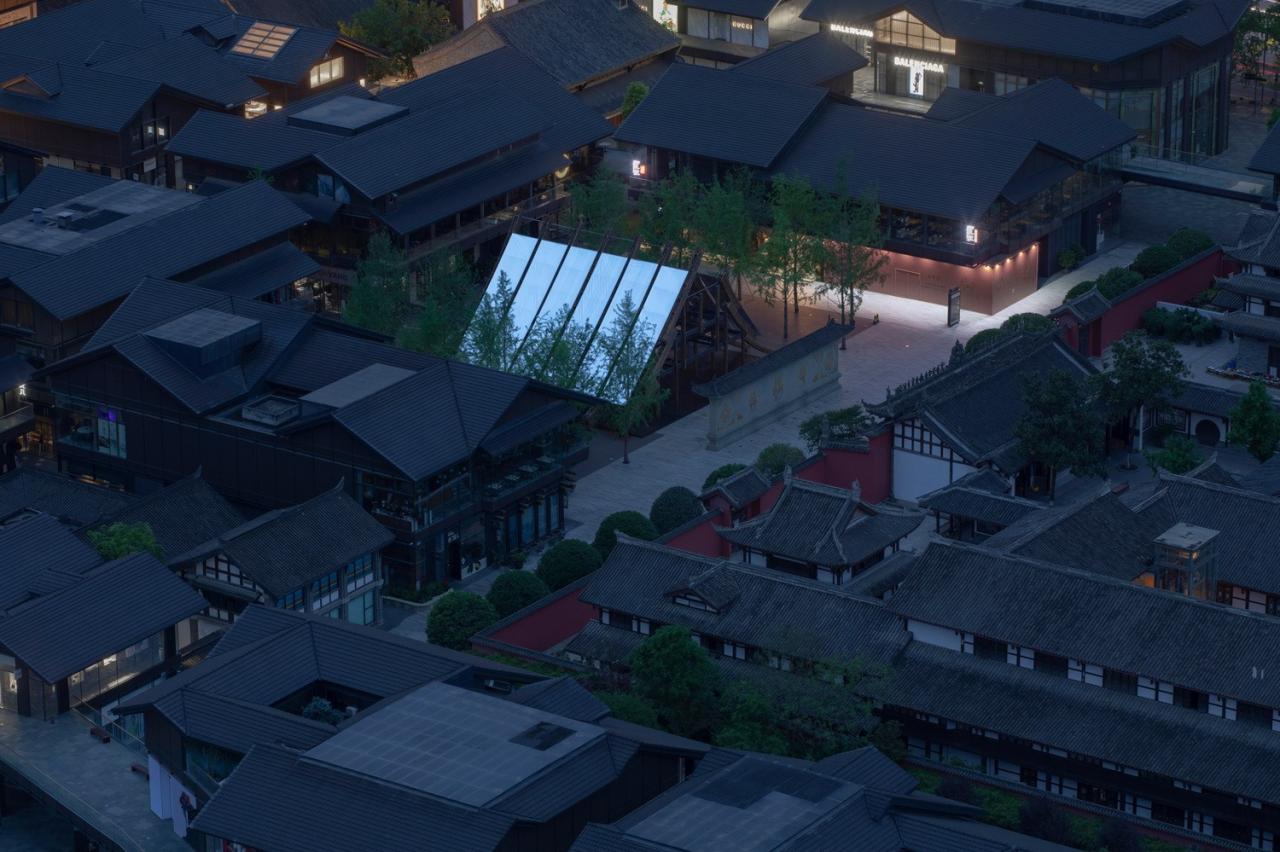 BIM建筑|撇捺之间，穿斗陌阡 / 裸筑更新建筑设计事务所