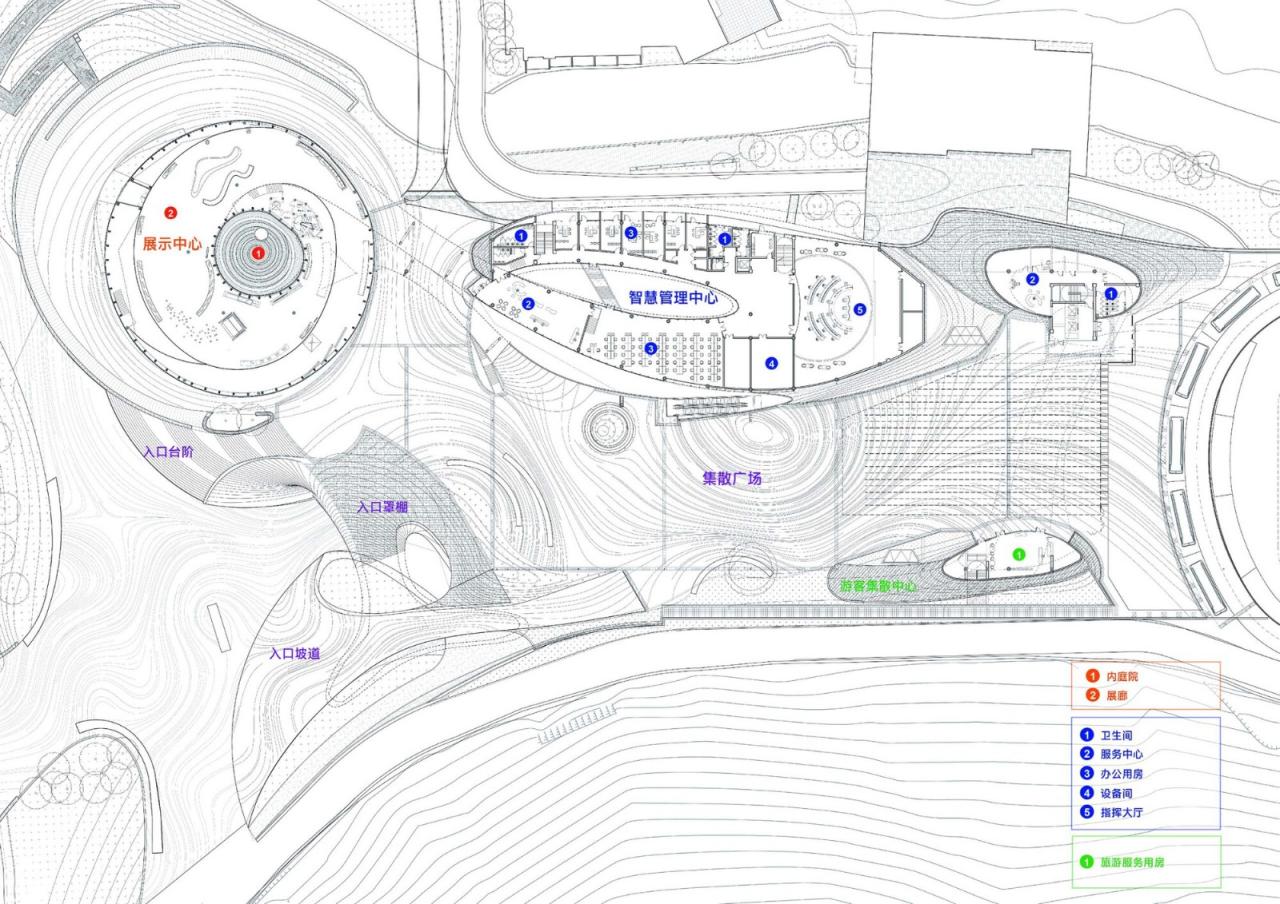 BIM建筑|九寨沟景区沟口立体式游客服务中心 / 清华大学建筑设计研究院