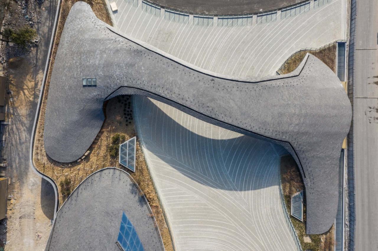 BIM建筑|九寨沟景区沟口立体式游客服务中心 / 清华大学建筑设计研究院