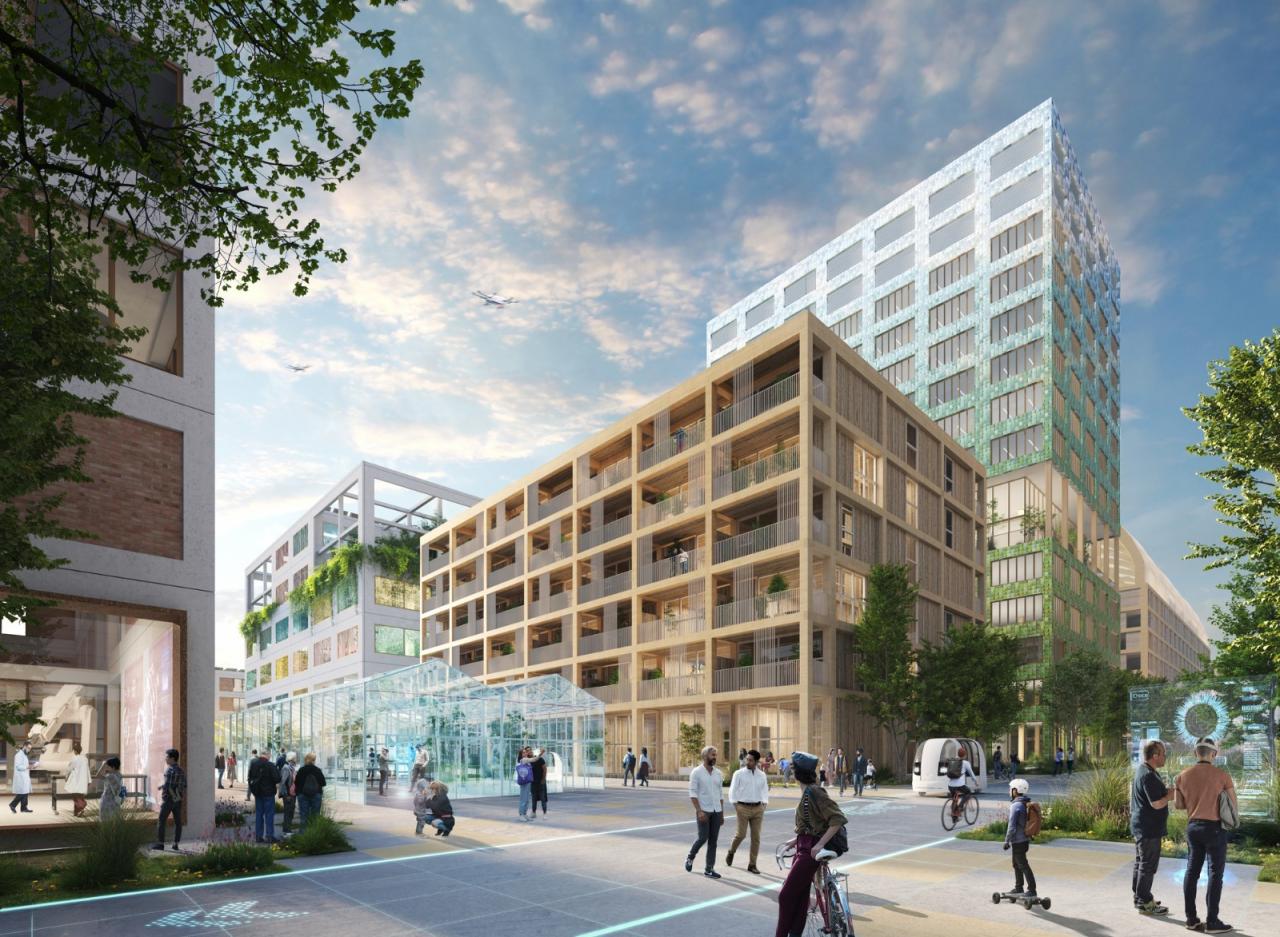 BIM建筑|德国海尔布隆人工智能园区创新园区 / MVRDV