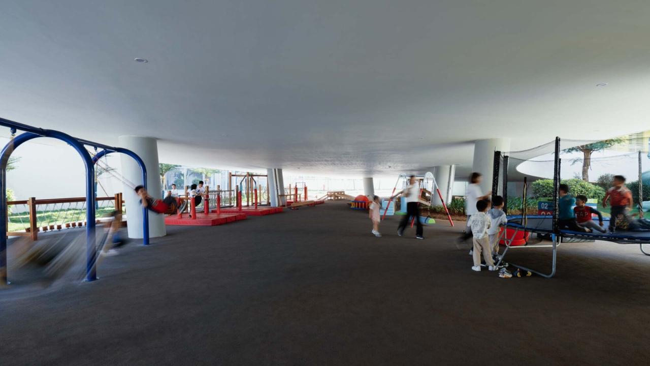 BIM建筑|海口江东寰岛实验学校 / 迹·建筑事务所