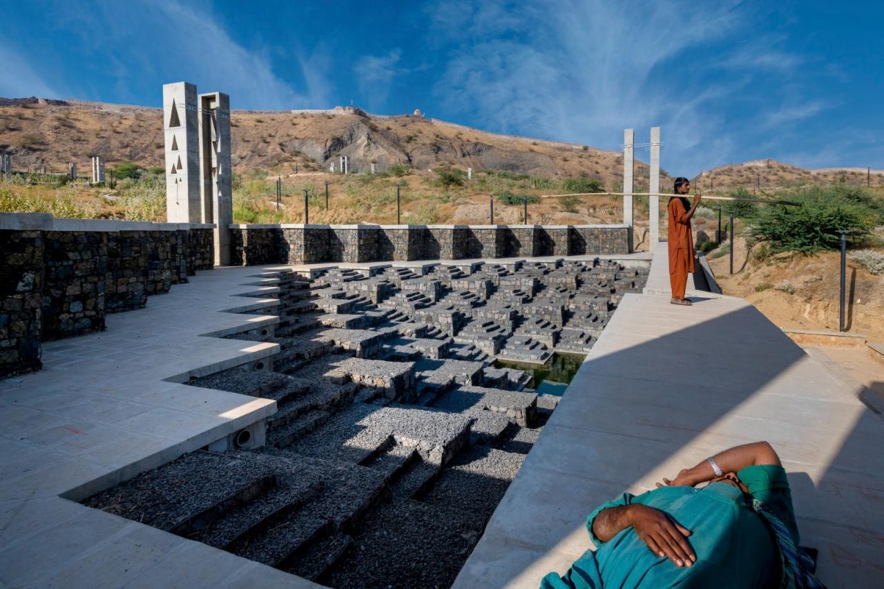 BIM建筑|Smritivan地震纪念碑 / Vastushilpa Sangath