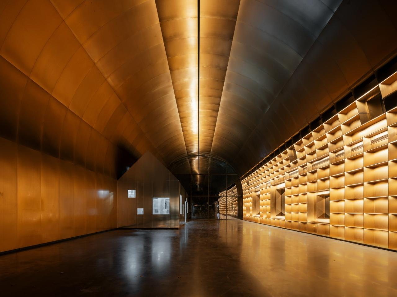 BIM建筑|全金属外壳：铜堡 / Wutopia Lab