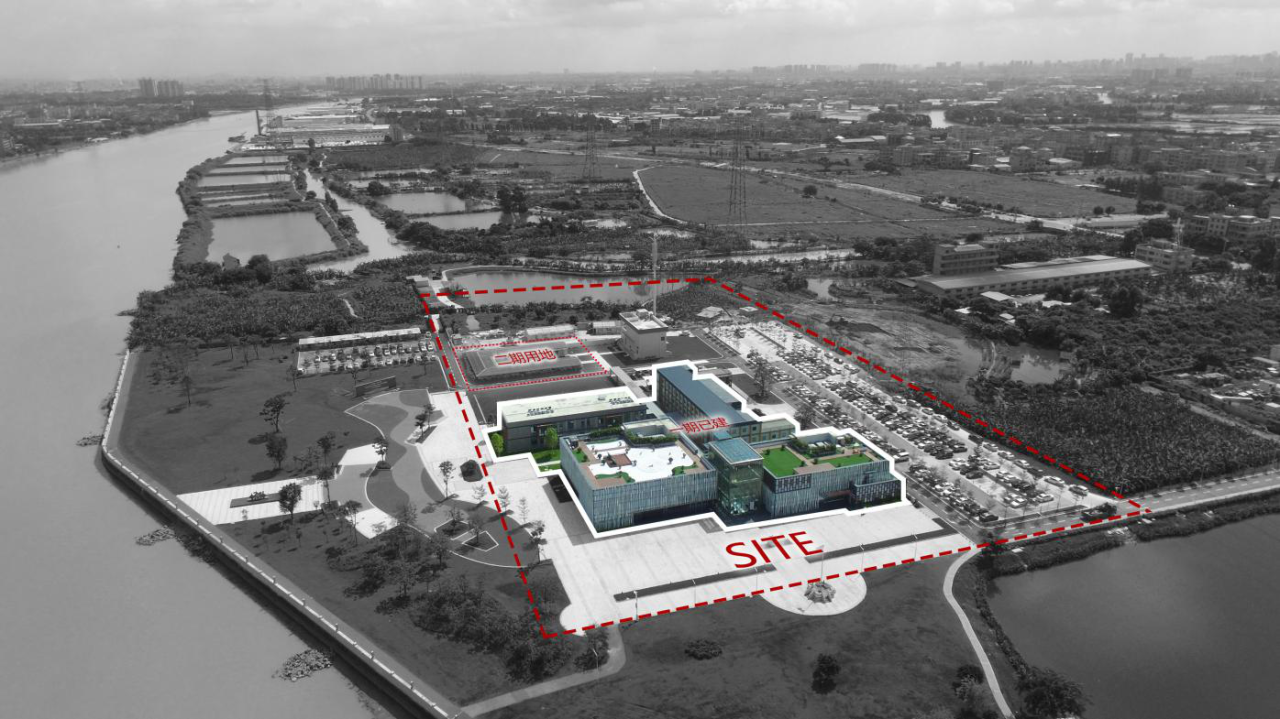 BIM建筑|立于水乡新区的精神堡垒：东莞水乡科创二期 / 森磊国际