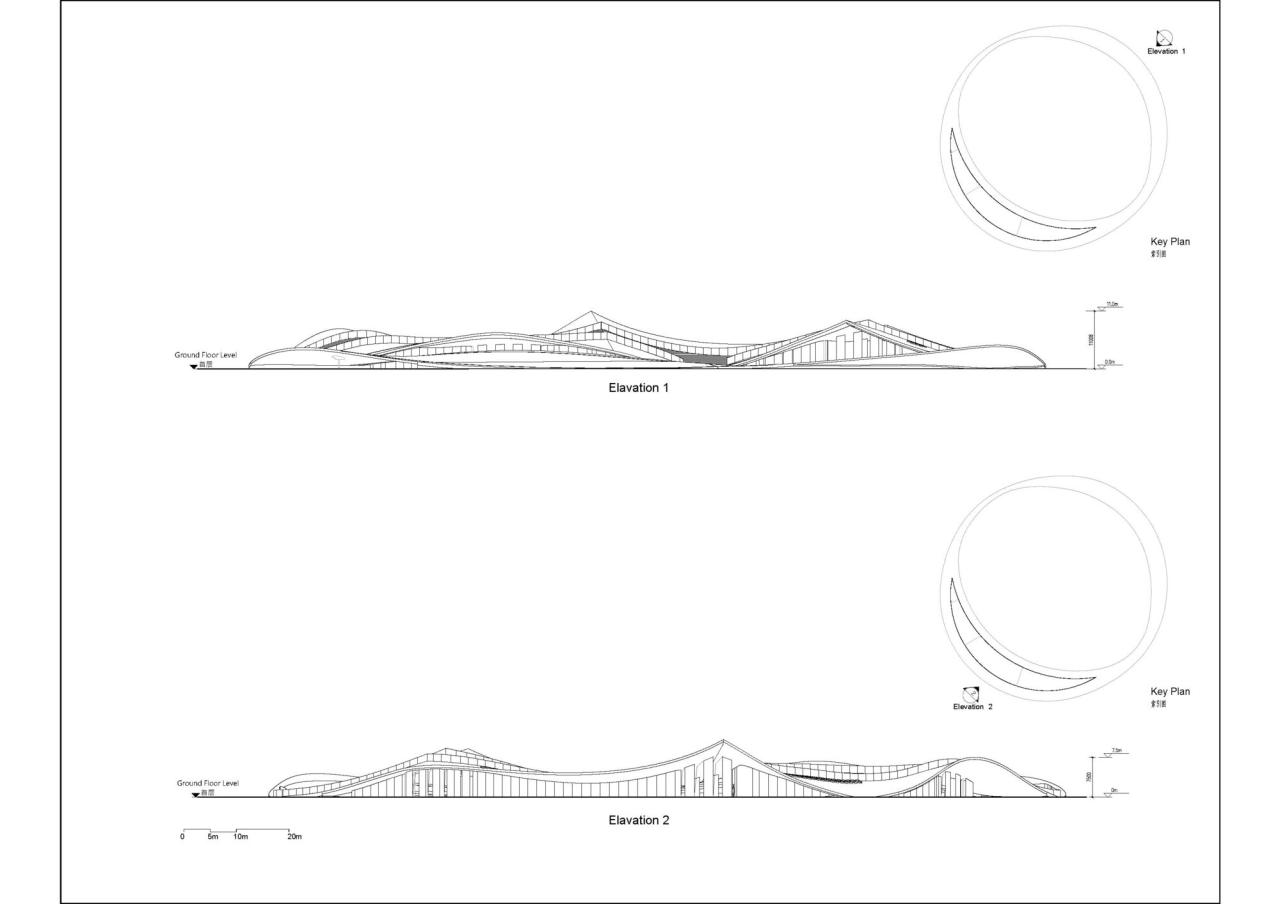 BIM建筑|天空之山，海口湾6号海滨驿站 / 藤本壮介建筑事务所