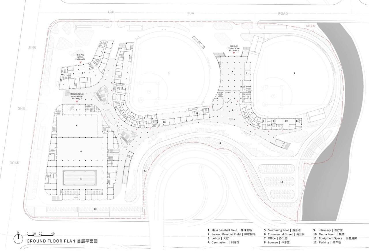 BIM建筑|杭州亚运会棒垒球体育文化中心 / 浙大院-建筑四院