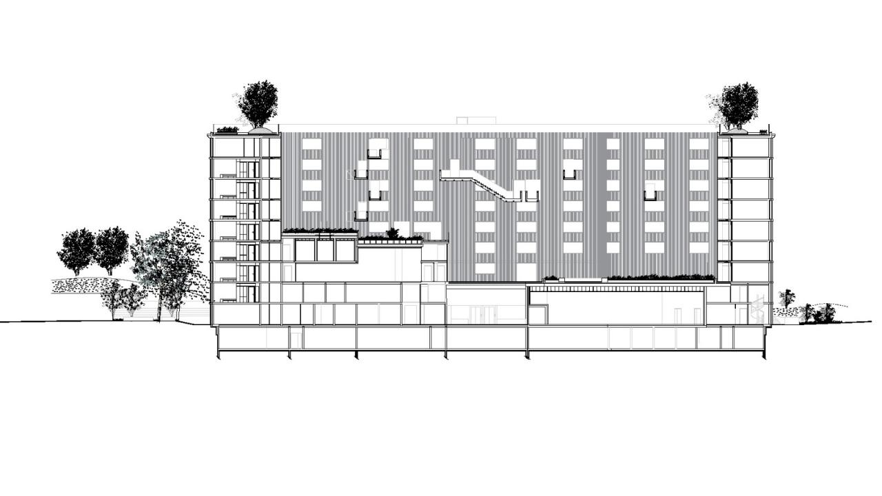 BIM建筑|法国巴黎国际大学城中国学舍 / 非常建筑 + CAAU