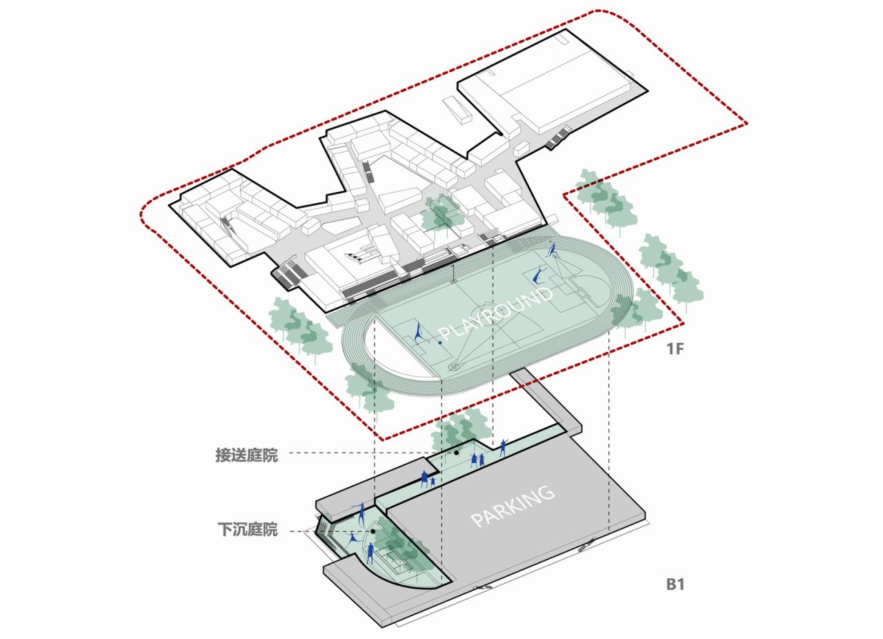 BIM建筑|折叠校园·苏州金堰路高中 / 简和建筑