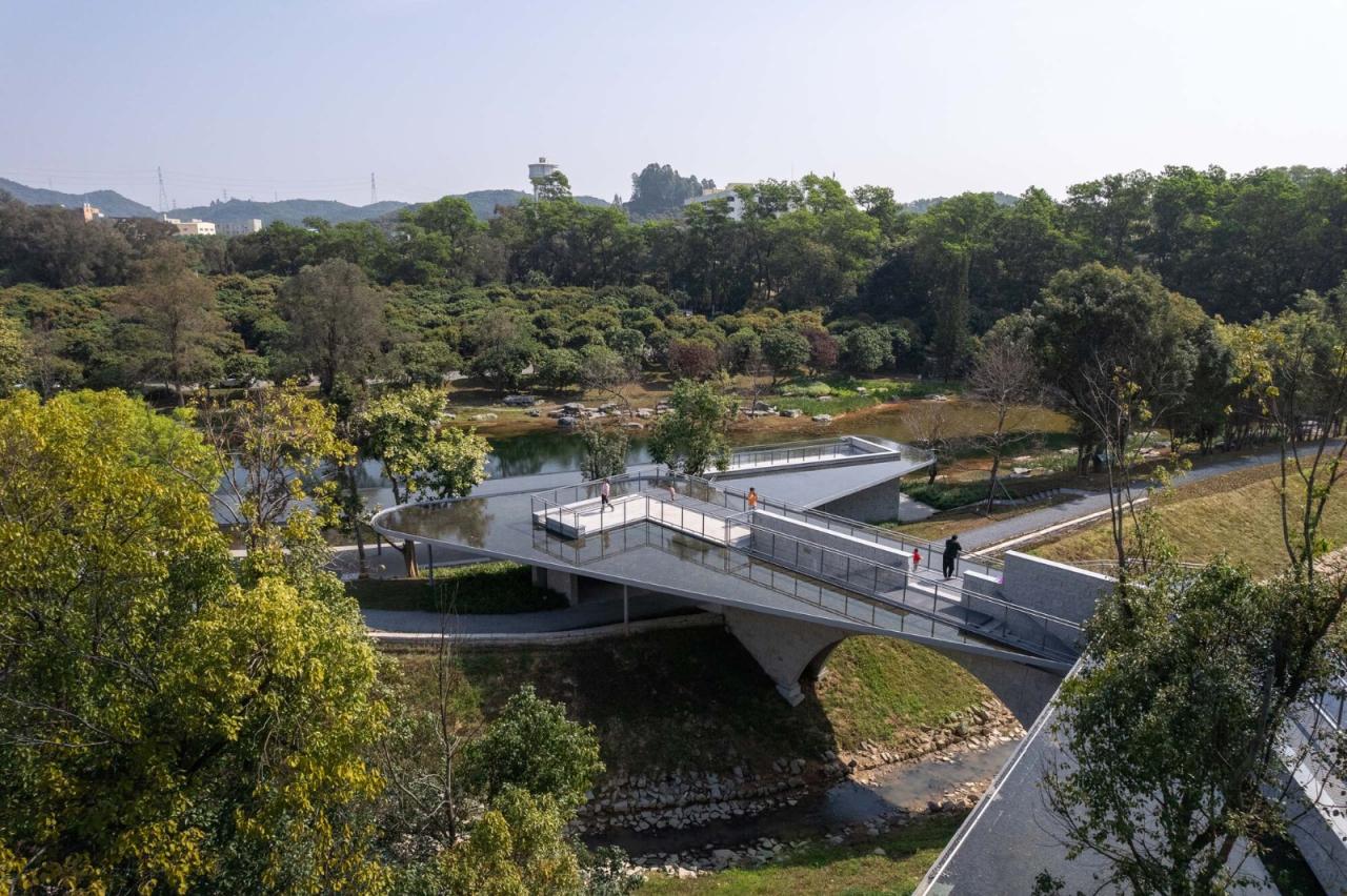 BIM建筑|深圳市南山区环西丽湖绿道（一期）二级驿站及周边景观设计 / 原作设计工作室