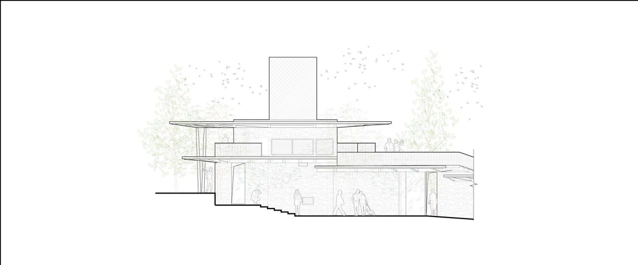 BIM建筑|深圳市南山区环西丽湖绿道（一期）二级驿站及周边景观设计 / 原作设计工作室