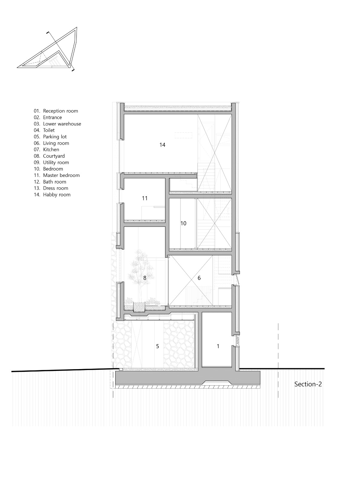 BIM建筑|自然美感，芝山石屋 / PLAN建筑事务所