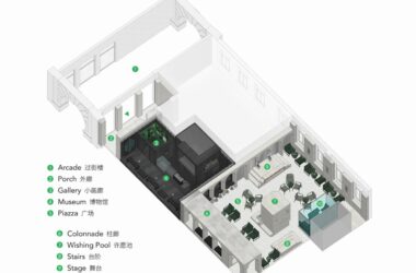 BIM建筑|Piazza in a room：Mapoly Coffee满坡栗咖啡(历史博物馆店) / Wutopia Lab-BIM建筑网