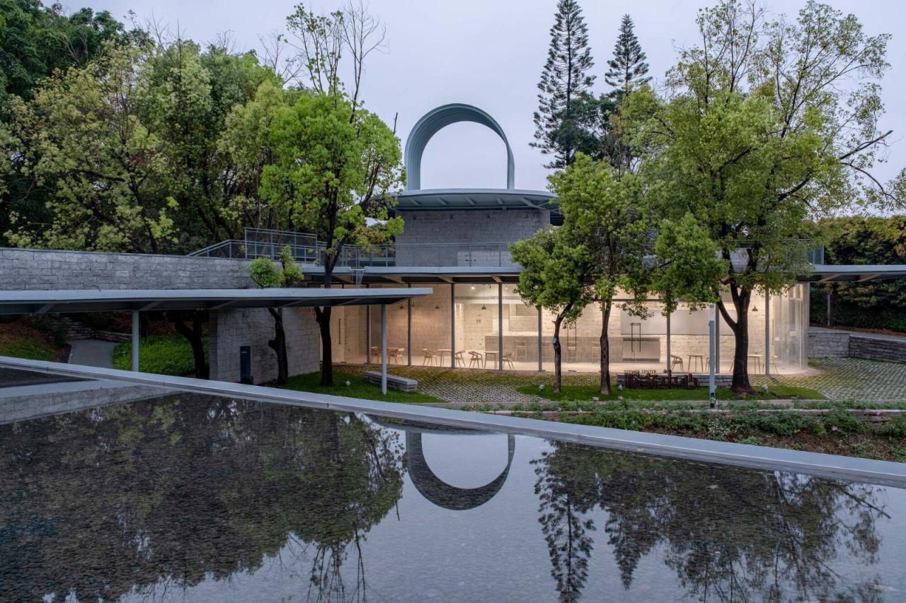 BIM建筑|深圳市南山区环西丽湖绿道（一期）二级驿站及周边景观设计 / 原作设计工作室