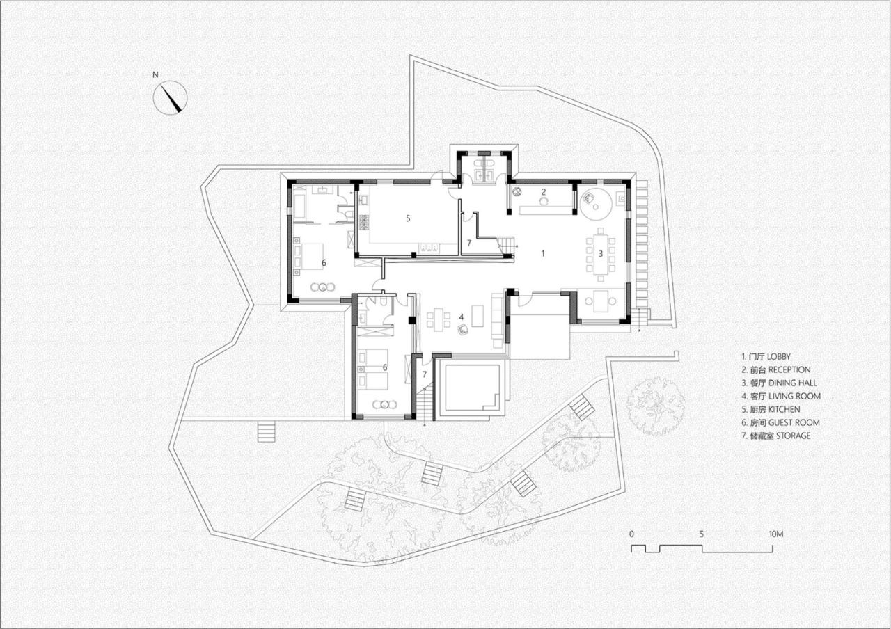BIM建筑|雪山下的碉房-西藏嘎玛溪卡民宿 / hyperSity Architects