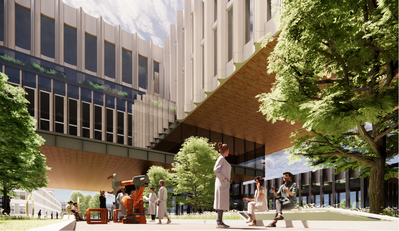 BIM建筑|京东方（成都）创新中心：“川渝特色”与“生态绿意”的智慧研发基地 / FTA