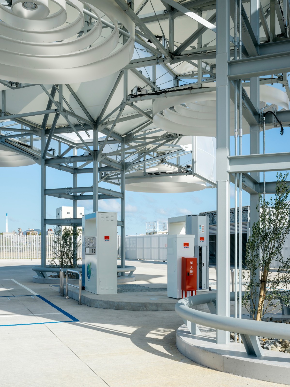 BIM建筑|“氢气”云，东亚合成德岛氢气站 / 森下建筑研究所