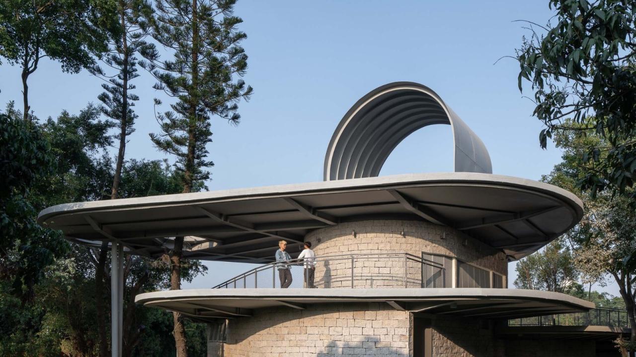 BIM建筑|深圳市南山区环西丽湖绿道（一期）二级驿站及周边景观设计 / 原作设计工作室