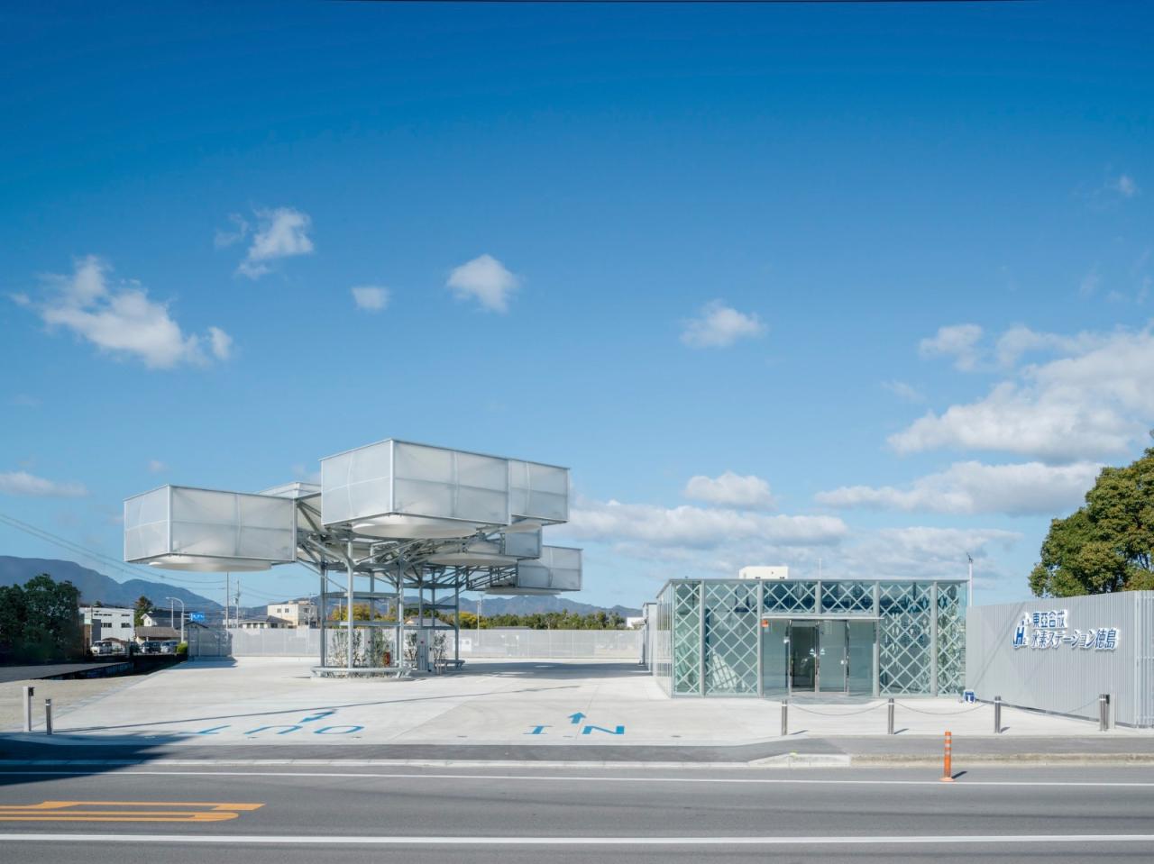 BIM建筑|“氢气”云，东亚合成德岛氢气站 / 森下建筑研究所