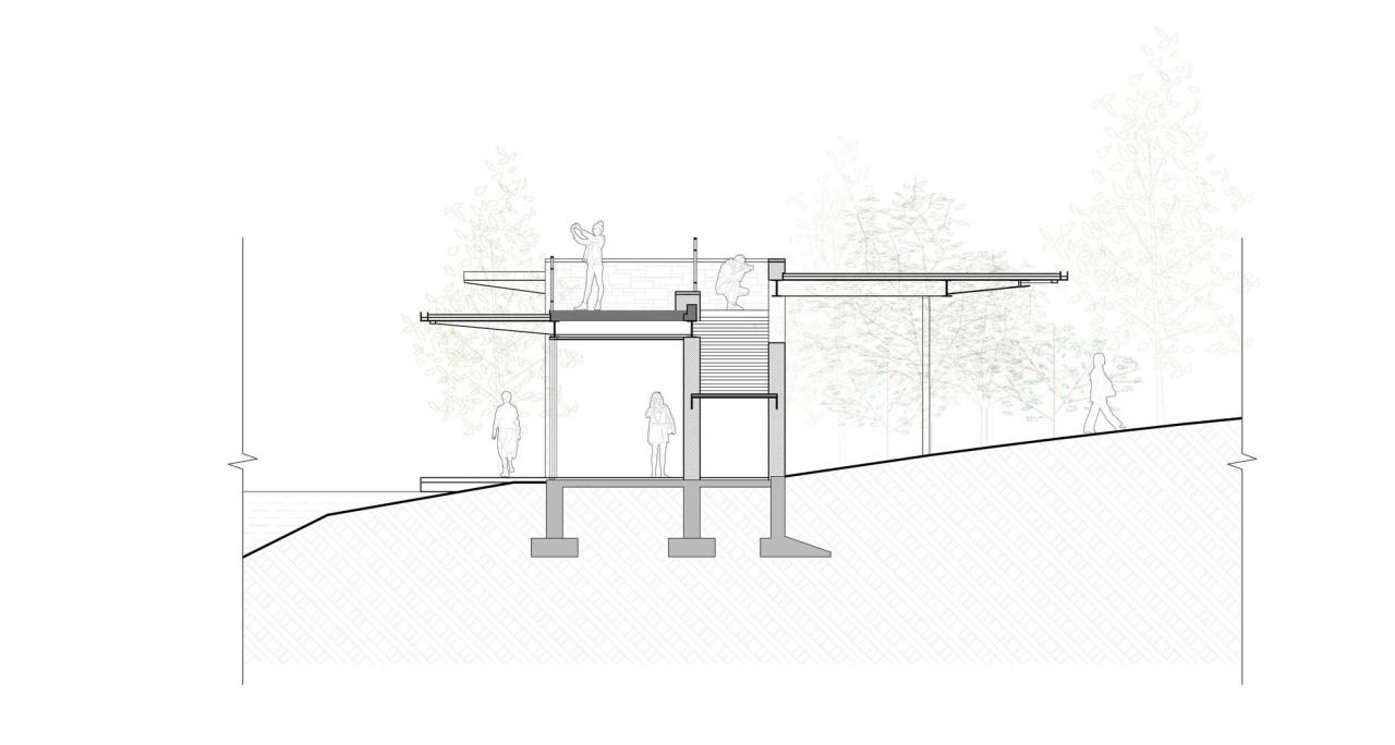 BIM建筑|深圳市南山区环西丽湖绿道（一期）二级驿站及周边景观设计 / 原作设计工作室