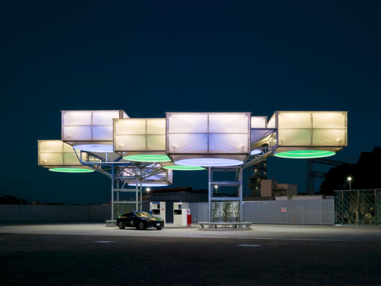 BIM建筑|“氢气”云，东亚合成德岛氢气站 / 森下建筑研究所