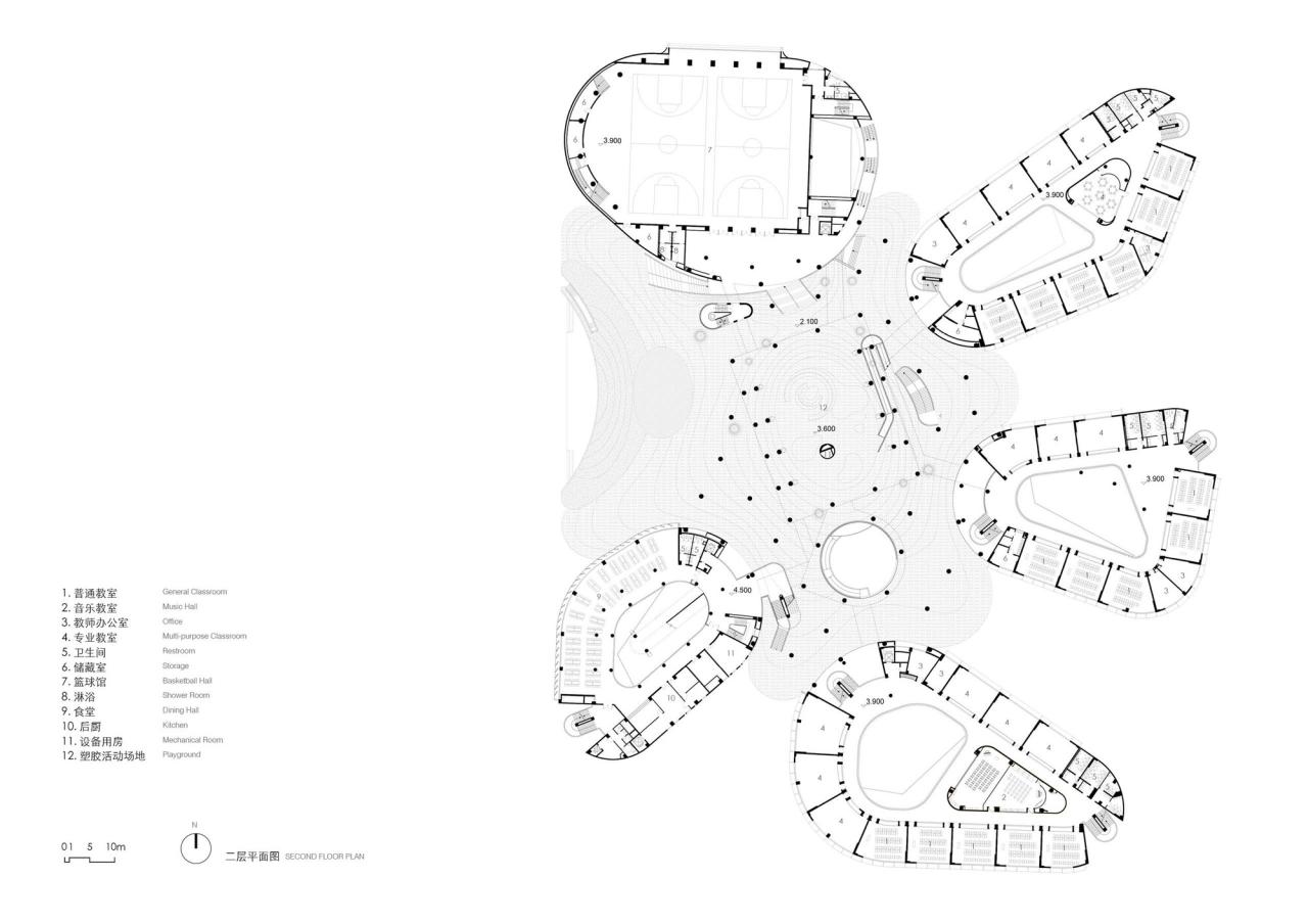 BIM建筑|海口江东寰岛实验学校 / 迹·建筑事务所