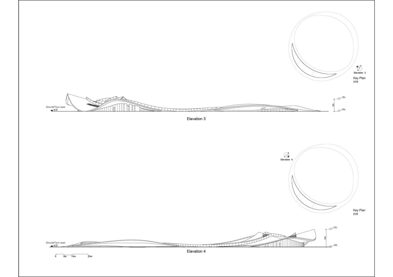 BIM建筑|天空之山，海口湾6号海滨驿站 / 藤本壮介建筑事务所
