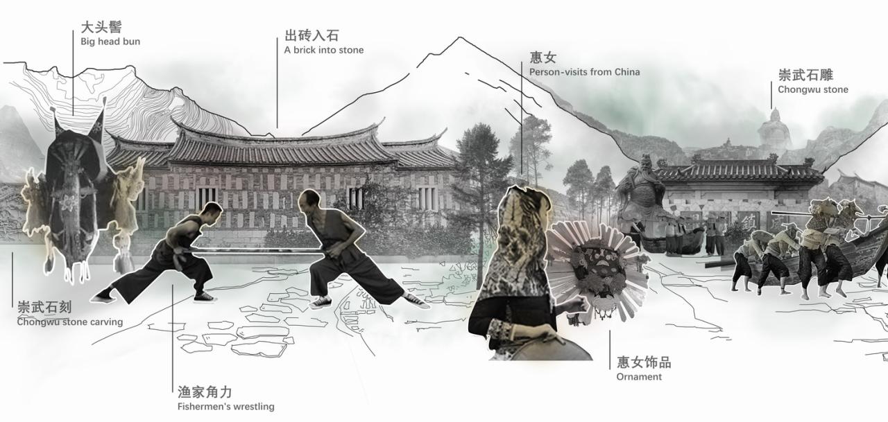 BIM建筑|砖石之筑：惠安县崇武古镇文化综合体建筑设计 / 外行建筑