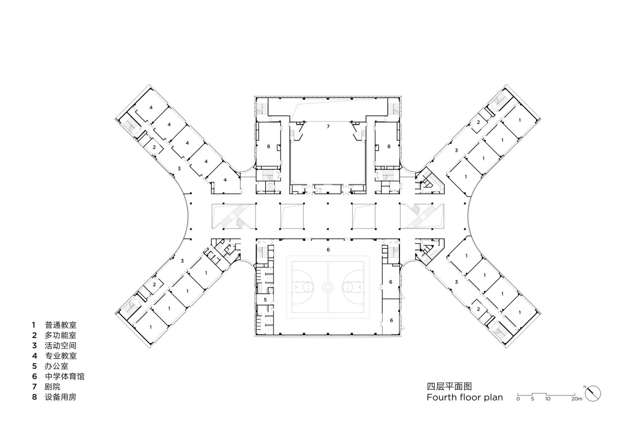 BIM建筑|Education Hub：HIS杭州国际学校 / 朱培栋-line+建筑事务所、gad