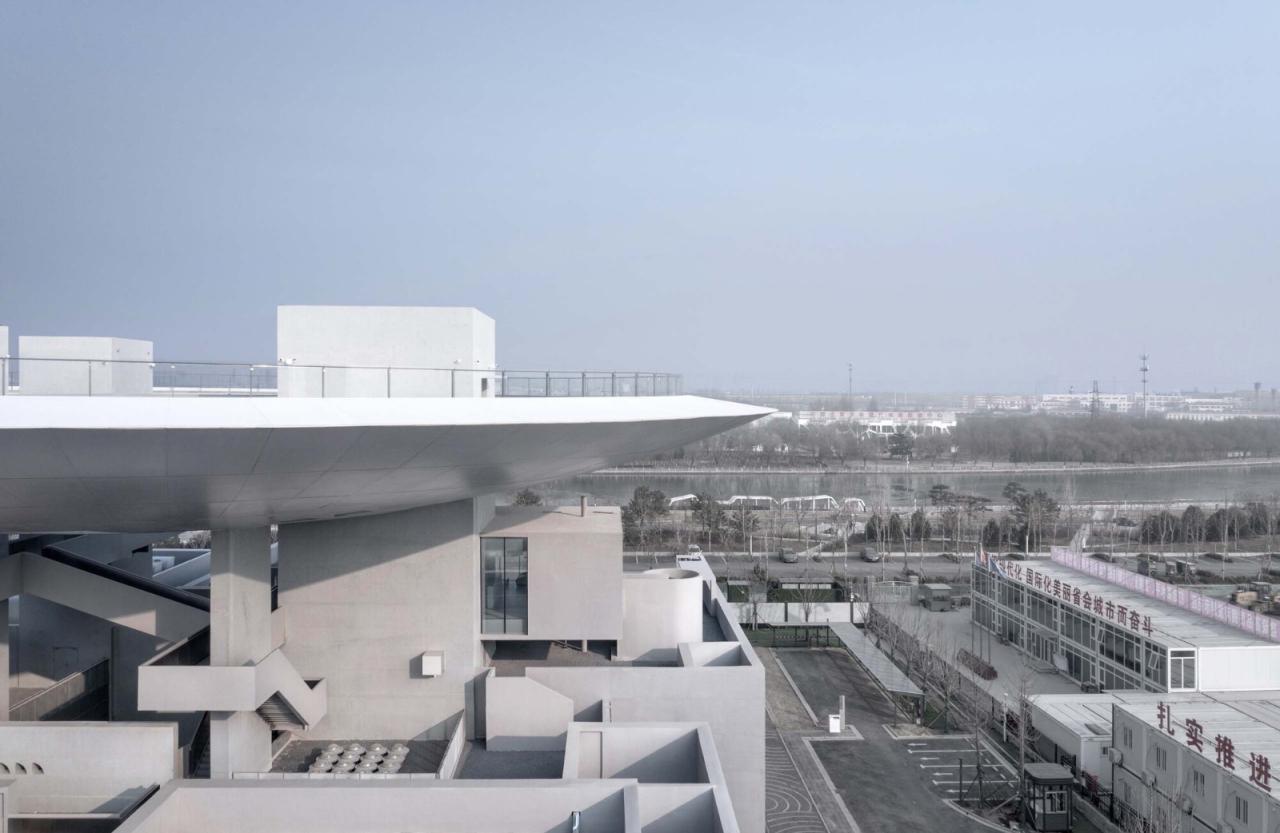 BIM建筑|石家庄太平河城市片区展示中心 / 张雷联合建筑事务所